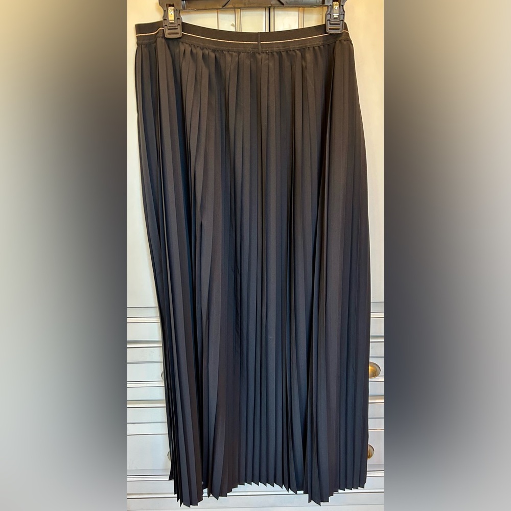 Aerie Balletcore black pleated Maxi skirt - Picture 4 of 5